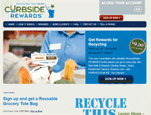 Tablet Screenshot of curbsiderewards.com